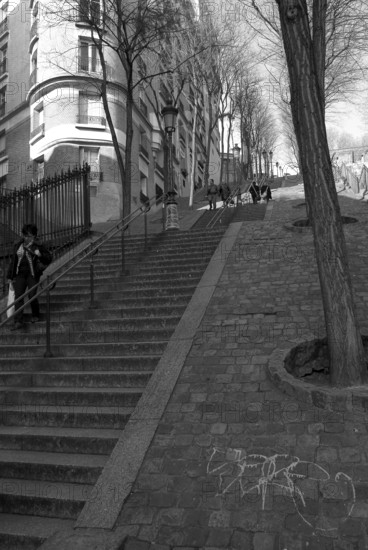 La Butte Montmarte, 18° arrondissement, Ile-de-France, France