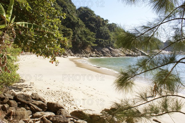 Landscape, Eden Beach, Guarujá, São Paulo, Brazil