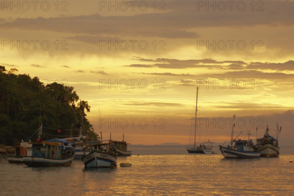 Landscape, Sunset, Picinguaba, Rio de Janeiro, Brazil
