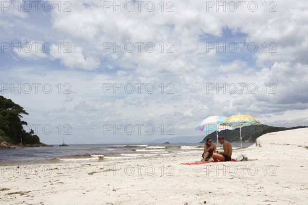 Beach, Swimmers, Barra do Una, Peruíbe, São Paulo, Brazil