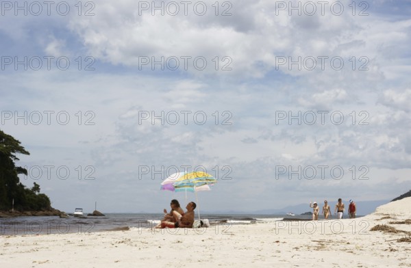 Beach, Swimmers, Barra do Una, Peruíbe, São Paulo, Brazil