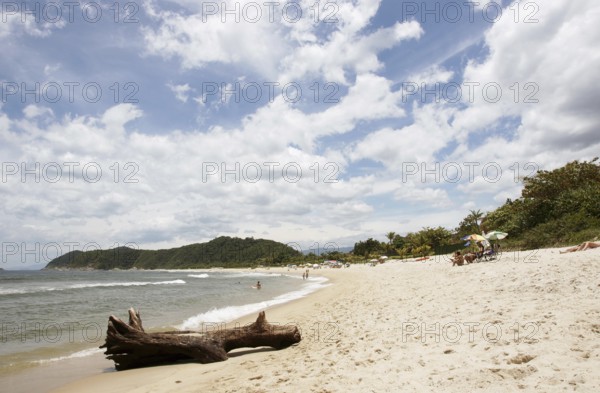 Beach, Swimmers, Barra do Una, Peruíbe, São Paulo, Brazil