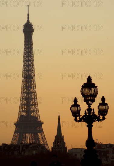 Eiffel Tower, 7° arrondissement, Ile-de-France, Paris, France