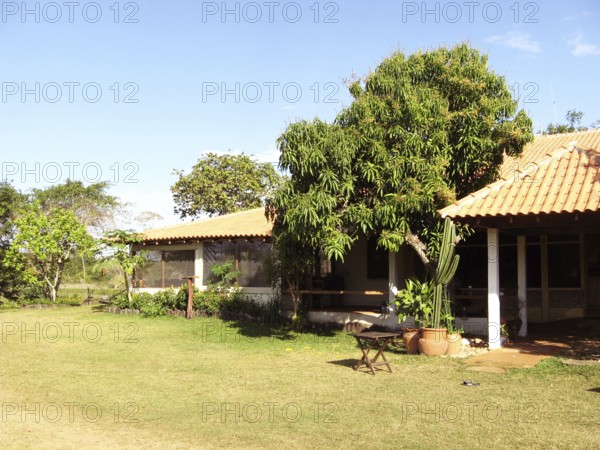 Landscape, House, Pantanal, Mato Grosso do Sul, Brazil