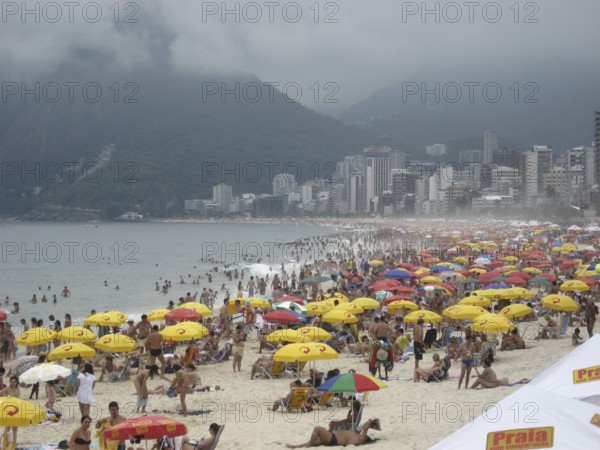 People, beach, City, Ipanema, Rio de Janeiro, Brazil