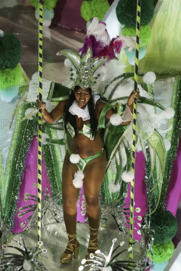 Carnival 2009, School of Samba Mangueira, Rio de Janeiro, Brazil