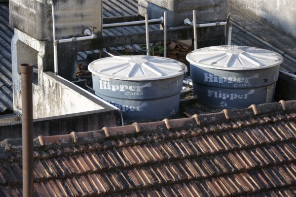 Boxes of water, Rio de Janeiro, Brazil