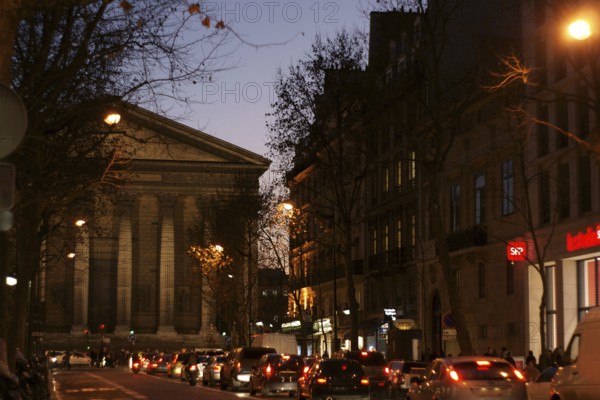 City, Building, Place de la Madeleine, (75), Paris, France