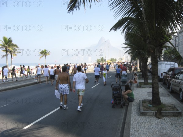 People, beach, City, Ipanema, Rio de Janeiro, Brazil