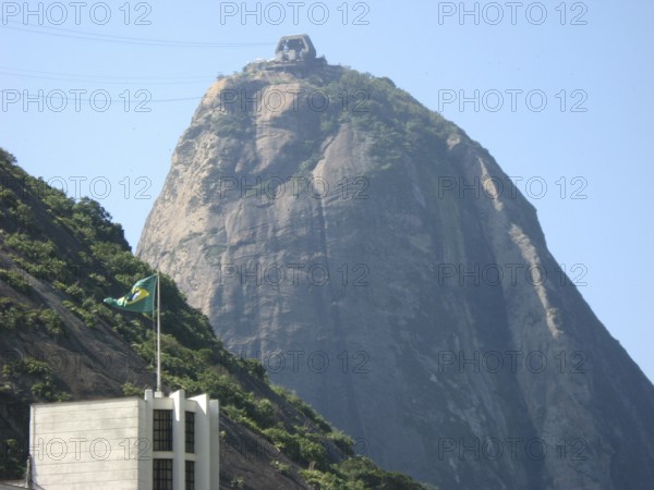 Trolley Sugar Loaf, buildings, City, Rio de Janeiro, Brazil