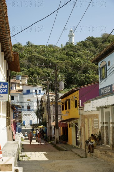Houses, City, São Paulo Hill, Salvador, Bahia, Brazil