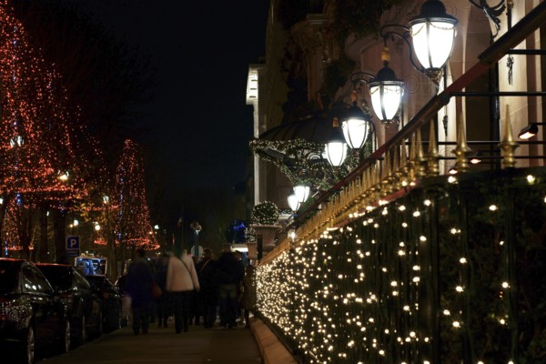 City, Decoration of Christmas, (75), Paris, France