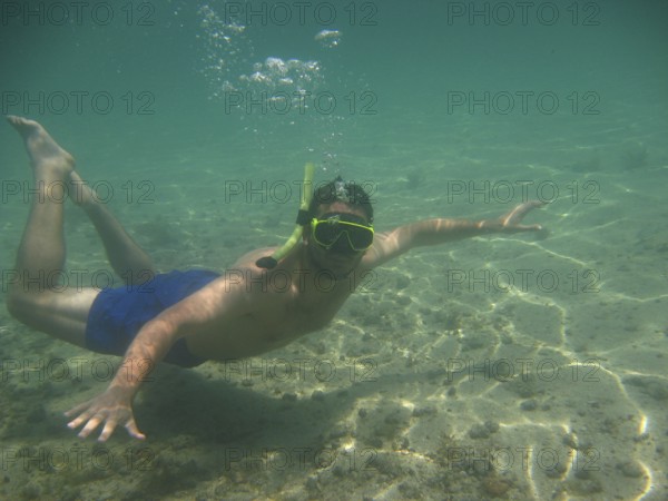 Diver, Sea, Ilha Grande, Rio de Janeiro, Brazil