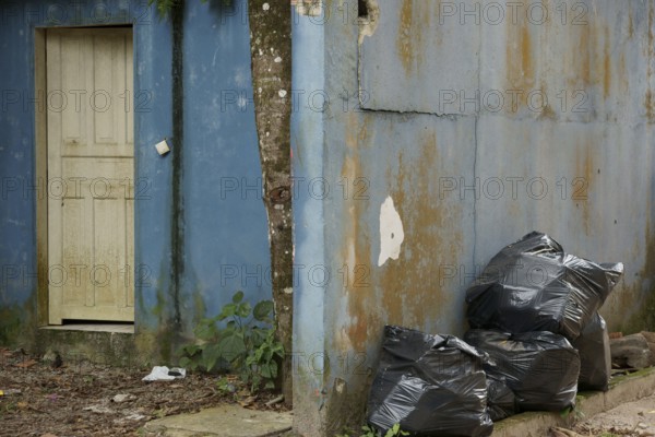 Door, Wood, North coast, Camburi, São Paulo, Brazil