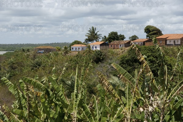 Landscape, Houses, Alcântara, Maranhão, Brazil