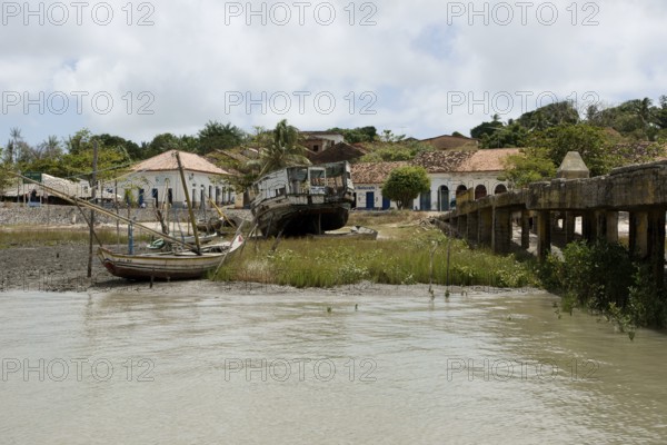 River, Boat, Alcântara, Maranhão, Brazil