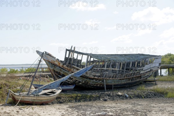 Broken boats, Alcântara, Maranhão, Brazil