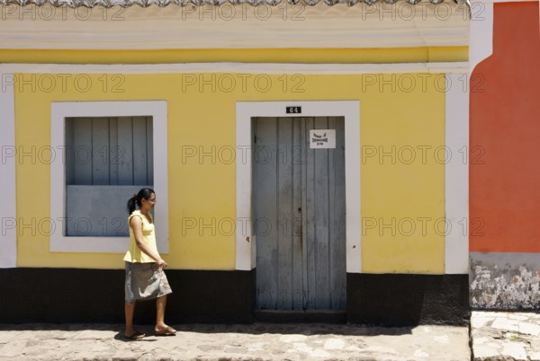 House, Woman, Alcântara, Maranhão, Brazil