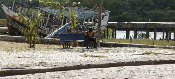 Broken boats, Alcântara, Maranhão, Brazil