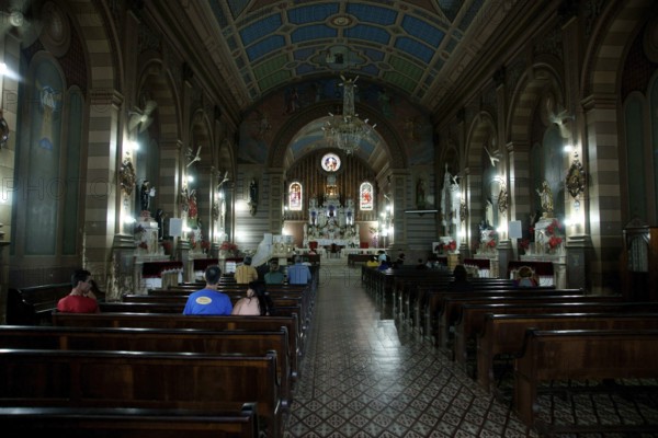 Interior of Church, 29/12/2009, São Luís do Paraitinga, São Paulo, Brazil