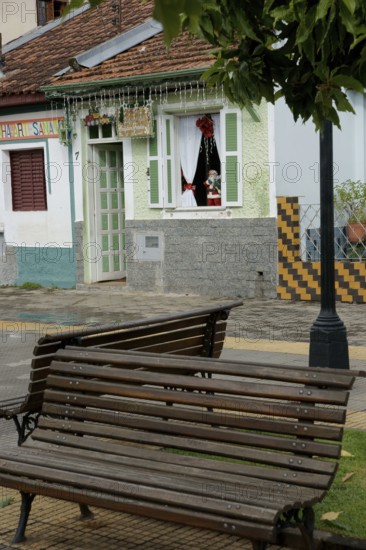 Square, Decoration of Christmas, 29/12/2009, São Luís do Paraitinga, São Paulo, Brazil