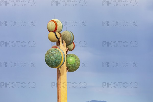 Wendover, Utah - Metaphor: The Tree of Utah, a sculpture sometimes called the Tree of Life. The tree was planted along Interstate 80 by Swedish artist Karl Momen