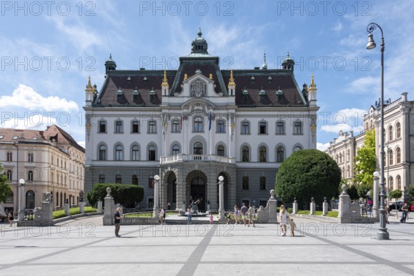 Main building of the University of Ljubljana, Slovenia