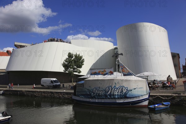 Ozeaneum, Maritime Museum Stralsund, Museum of Oceanography and Fisheries, Aquarium and German Maritime Museum, Stralsund, Vorpommern-Rügen district, Mecklenburg-Western Pomerania, Germany