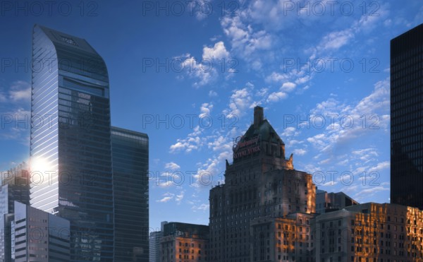 Toronto, Canada, 10 October, 2025: Scenic Toronto financial district skyline in the city downtown