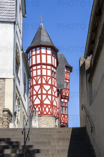 Old historical town of Limburg, Cathedral diocese City, Landkreises Limburg-Weilburg, Hessen, Germany