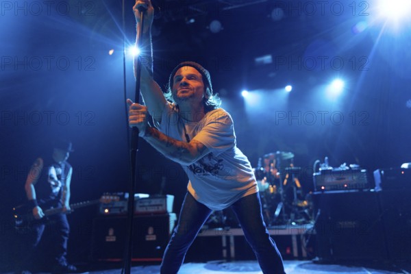 Alan Robert, bass player, Keith Caputo, singer of Life of Agony, live on 30 Years of Ugly Tour at Berlin's Columbia Theater on 11.11.2025