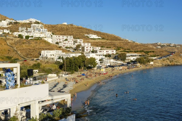 Agios Stefanos, Mykonos, Cyclades, Greece - Agios Stefanos, small town with sandy beach, apartments and hotels, just north of Mykonos New Port