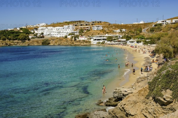 Agios Stefanos, Mykonos, Cyclades, Greece - Agios Stefanos, small town with sandy beach, apartments and hotels, just north of Mykonos New Port