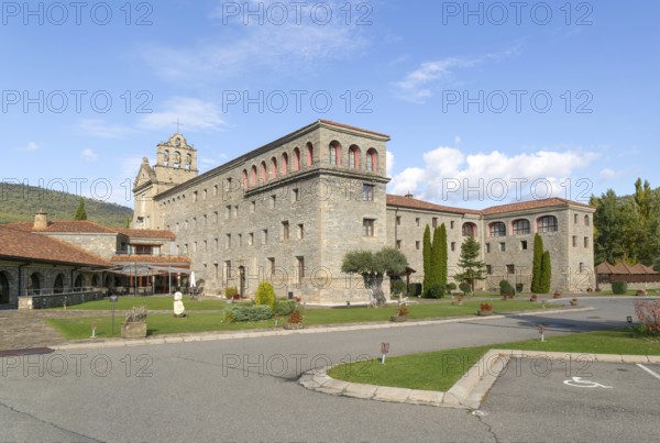 El Monasterio de Boltaña, former monastery now hotel and spa, Boltana, Huesca province, Aragon, Spain