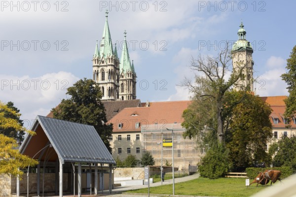 South view of Naumburg Cathedral, Naumburg (Saale), Saxony-Anhalt, Germany