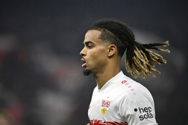 Lorenz Assignon VfB Stuttgart (22) portrait MHPArena, MHP Arena Stuttgart, Baden-Württemberg, Germany