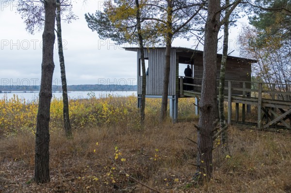 Observation tower, Tister Bauernmoor, Tiste, Samtgemeinde Sittensen, Lower Saxony, Germany