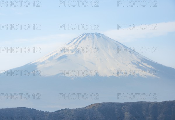 View of Mount Fuji volcano, Owakudani, Hakone, Japan