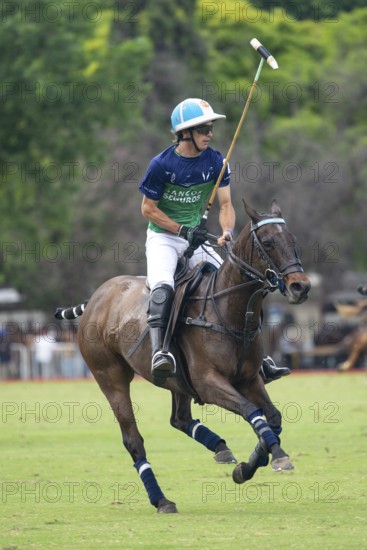 Portrait of Adolfo Cambiaso known as Poroto from Team Natividad Dolfina at the 132nd Argentine Open Polo Championship (Spanish Campeonato Argentino Abierto de Polo), Zeta Kazak playing against Natividad Dolfina, Buenos Aires, Argentina