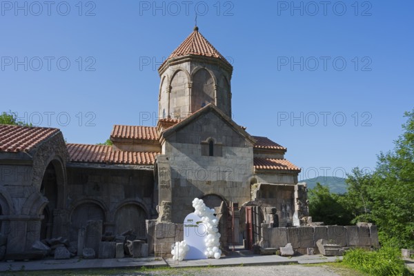 Historic monastery with Renaissance elements and blue sky, Wahanavank Monastery, Vahanavank, Syunik Province, Syunik, Armenia