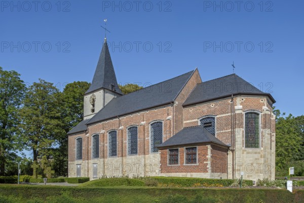 18th century Saint Giles church, Sint-Egidiuskerk in the village Groot-Bijgaarden near Dilbeek, Flemish Brabant, Belgium