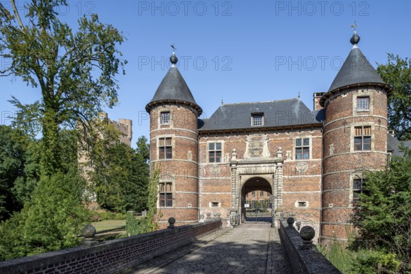 Kasteel van Groot-Bijgaarden, Château de Grand-Bigard, 12th-century moated castle in Groot-Bijgaarden near Dilbeek, Flemish Brabant, Belgium