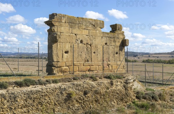Muaso eo Romano de los Atilos, Roman archaeological site, near Layana, Zaragoza province, Aragon, Spain