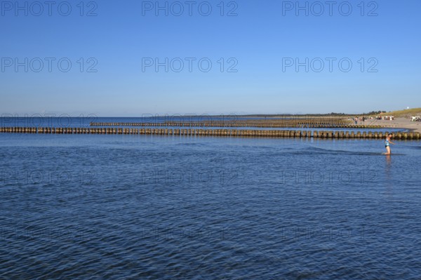 Grooves in the Baltic Sea, Ahrenshoop, Darß, Mecklenburg-Western Pomerania, Germany