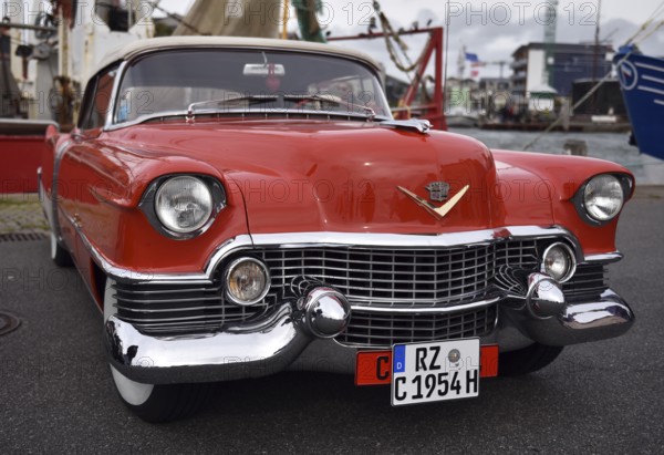 Cadillac Eldorado Convertible at classic car meeting in Büsum, Schleswig-Holstein, Germany