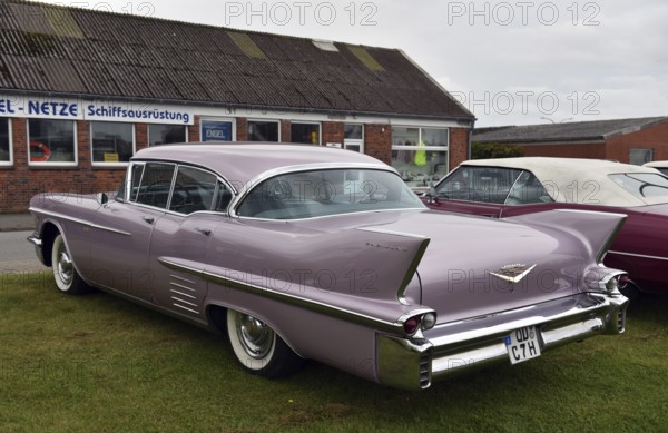 Cadillac Sedan DeVille at classic car meeting in Büsum, Schleswig-Holstein, Germany