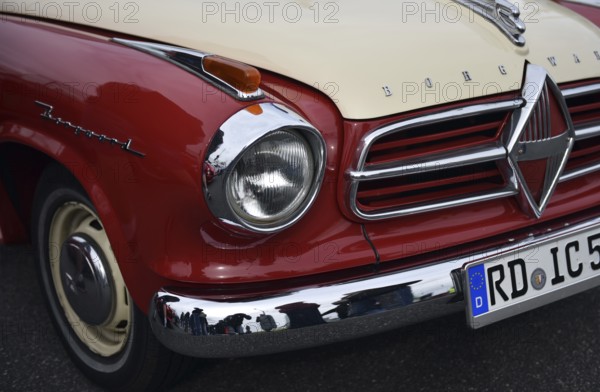 Borgward Isabella at classic car meeting in Büsum, Schleswig-Holstein, Germany