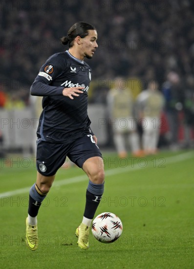Anis Hadj Moussa Feyenoord Rotterdam (23) Ball action Europa League, MHPArena, MHP Arena Stuttgart, Baden-Württemberg, Germany