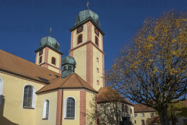Monastery Church, St. Märgen, Southern Black Forest, Black Forest, Baden-Württemberg, Germany