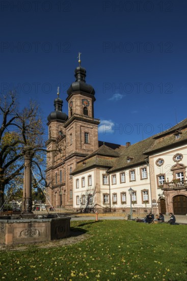 Baroque monastery church, St. Peter, Southern Black Forest, Black Forest, Baden-Württemberg, Germany